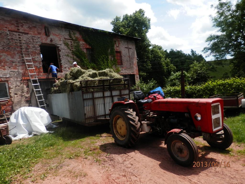 Zagroda Agroturystyczna Wiecha Mieroszow ภายนอก รูปภาพ