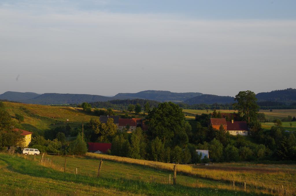Zagroda Agroturystyczna Wiecha Mieroszow ภายนอก รูปภาพ